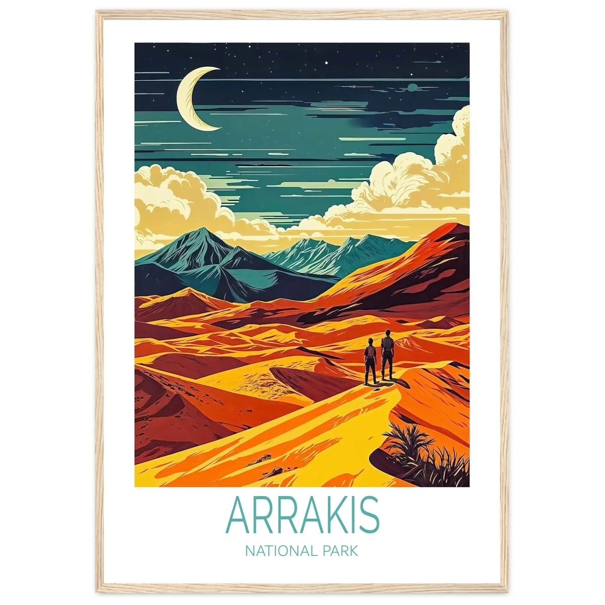 Arrakis Travel Poster Arrakis National Park Print Dune Poster Birthday Gifts Hom - MOMIMA