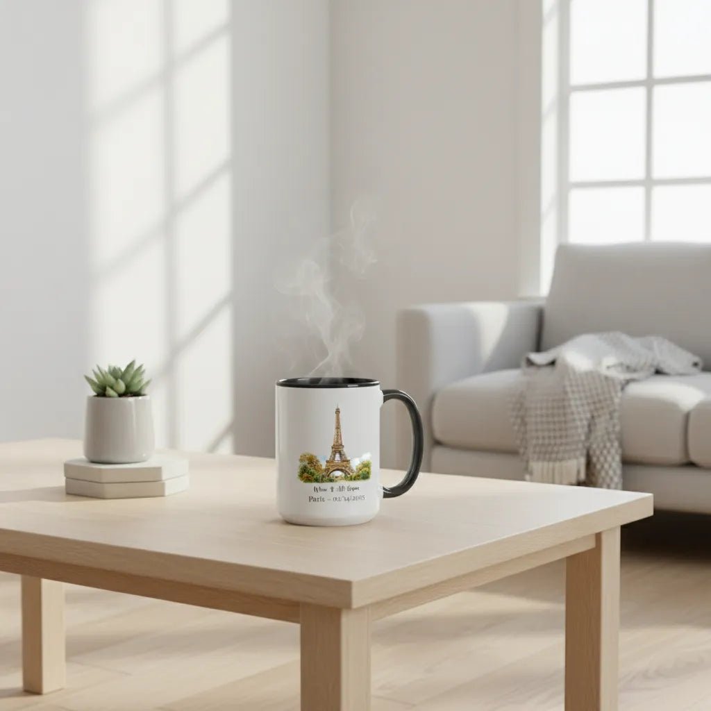 Personalized "Where It All Began" Mug - Custom Landmark Watercolor Mug - Perfect Valentine’s Day Gift for Couples. - MOMIMA