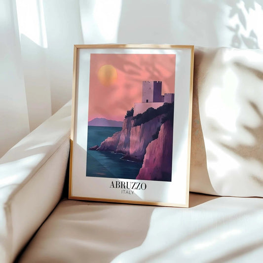 Abruzzo Print Abruzzo Italy Travel Wall Hanging Home Decoration Gift For Art Lov - MOMIMA