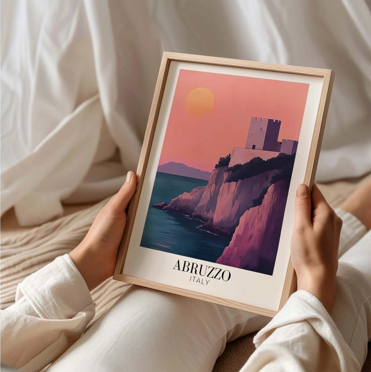 Abruzzo Print Abruzzo Italy Travel Wall Hanging Home Decoration Gift For Art Lov - MOMIMA