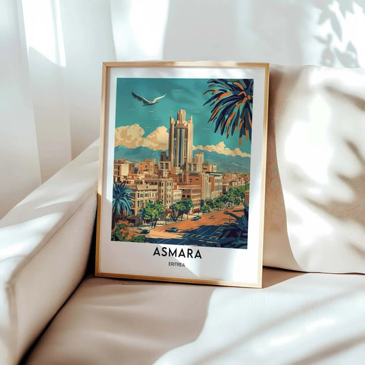Asmara Print Wall Art Poster Photo Travel Eritrea - MOMIMA