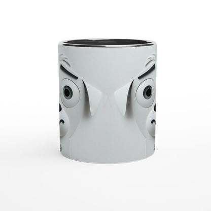 Personalized 3D Cartoon Dog Face Mug – Funny "Puppy Eyes" Custom Name Gift - MOMIMA