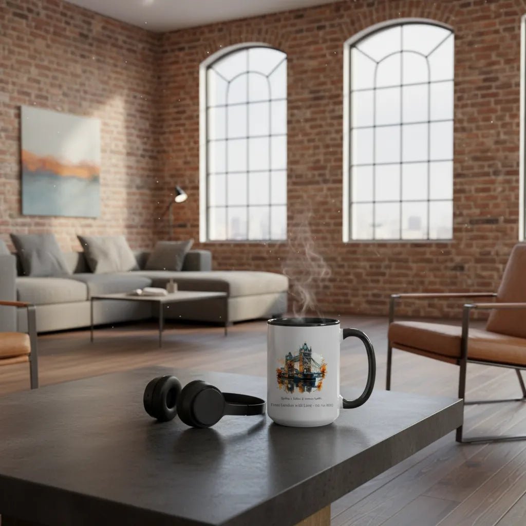 Personalized London Tower Bridge Watercolor Print - Custom Anniversary Gift  - Valentine's Day Decor 2025. - MOMIMA