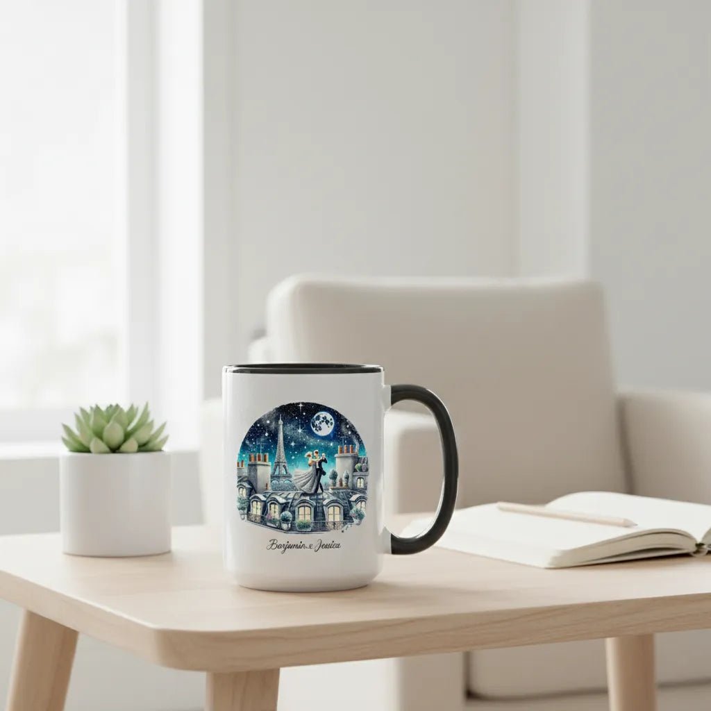 "Waltz in Paris" Custom Couple Mug - MOMIMA