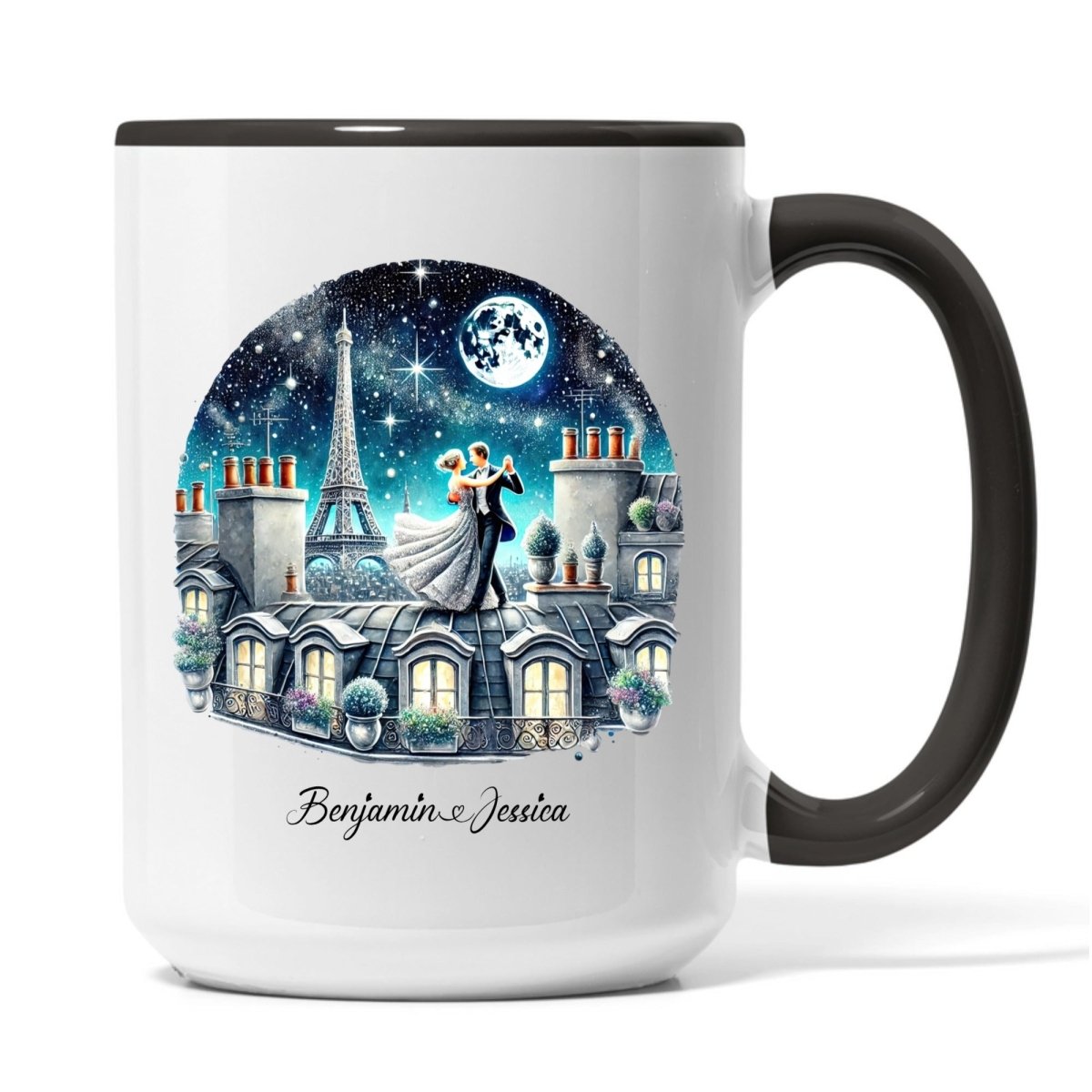 "Waltz in Paris" Custom Couple Mug - MOMIMA